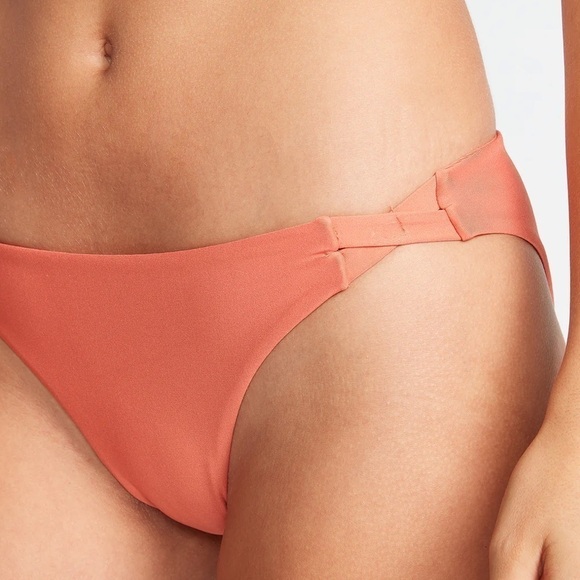 NWT Volcom Simply Seamless Hipster Bikini Bottoms Terracotta - Picture 2 of 8